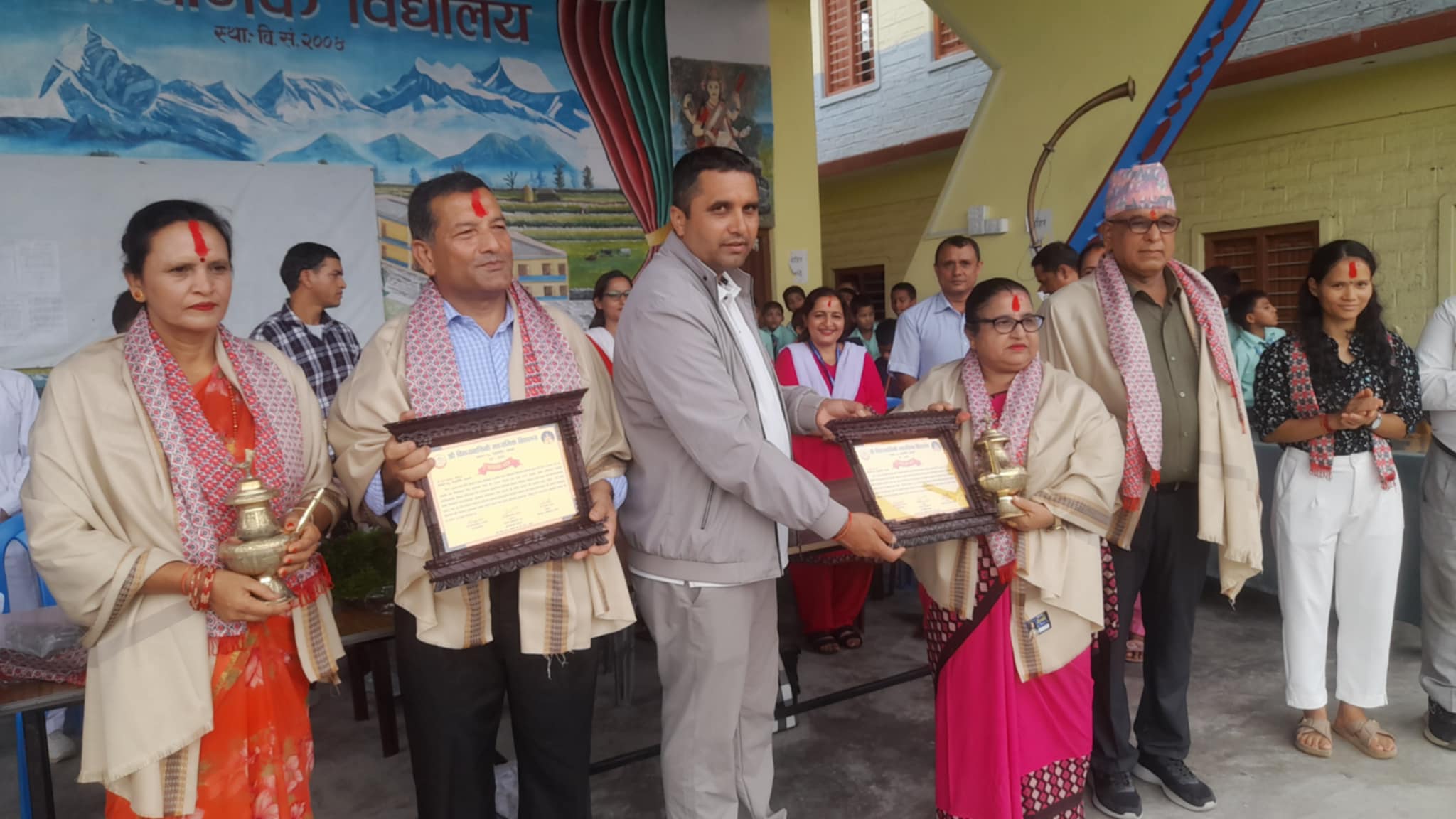 विन्ध्यवासिनी माविमा बानियाँ र भट्टराईको बिदाई