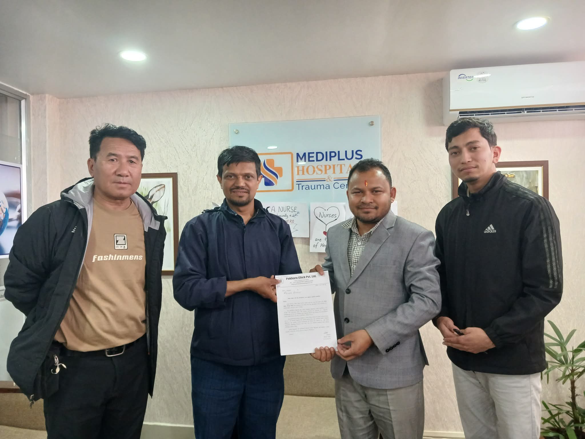 पोखरा रात्रि दौडको हस्पिटल पार्टनरमा मेडिप्लस