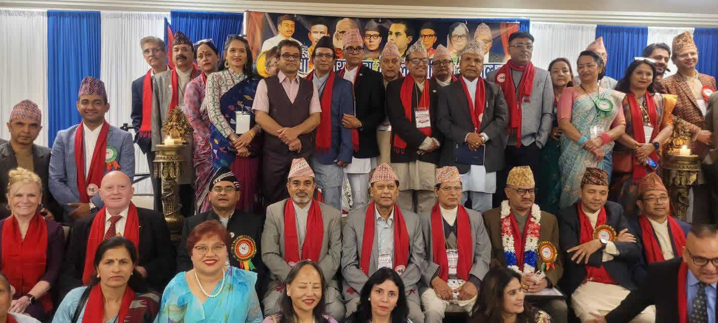 नवौँ अन्तर्राष्ट्रिय नेपाली साहित्य सम्मेलन सुरु पहाडीको क्रमशः सम्बन्धहरू उपन्यास लोकार्पण