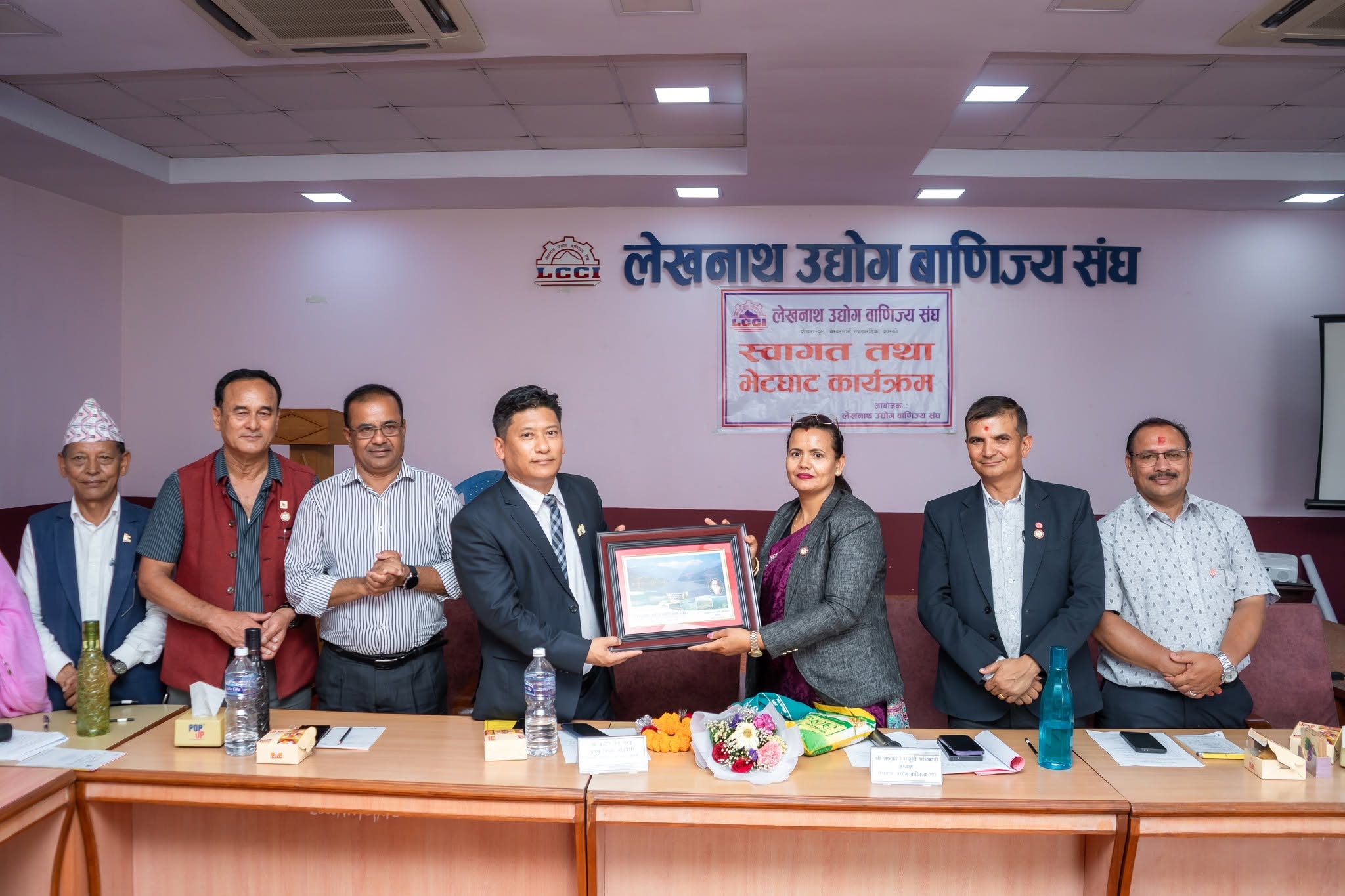 कास्कीका सिडिओलाई लेखनाथमा स्वागत